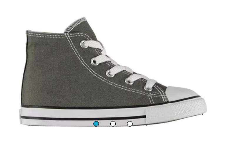 Charcoal converse infant @ USC £6 + 4.99 delivery
