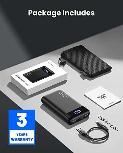 INIU 20000mAh Fast Charging Power Bank, 22.5W with USB C Input & Output, PD3.0 QC4.0 - Sold by Topstar Getihu FBA (with voucher)