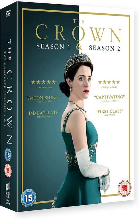 The Crown - Season 1 & 2 [DVD] [2018] Dispatches and Sold by Global_DealsUK