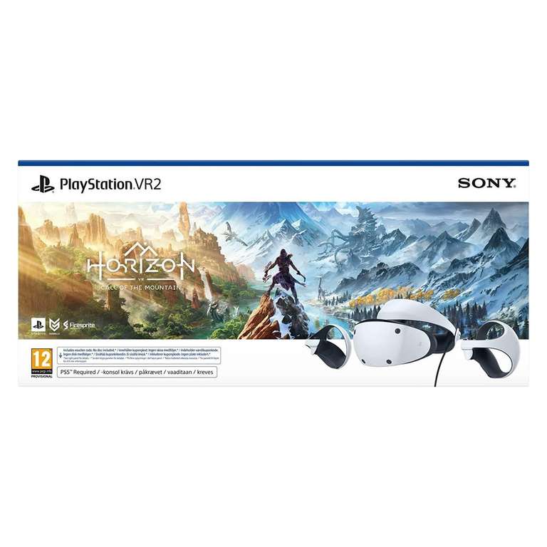 Sony PlayStation VR2 Headset - £474.99 / with Horizon Call of the Mountain - £524.99 - W/Code