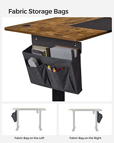 SONGMICS Electric Standing Desk, Height Adjustable Desk, 60 x 120 x (72-120) cm £115.99 with voucher Prime Exclusive @ Songmics / Amazon