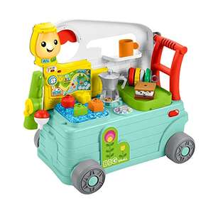 Fisher-Price HCK56 Laugh & Learn 3-In-1 On-The-Go Camper, Musical Push-Along Walker and Activity Center £34.99 @ Amazon