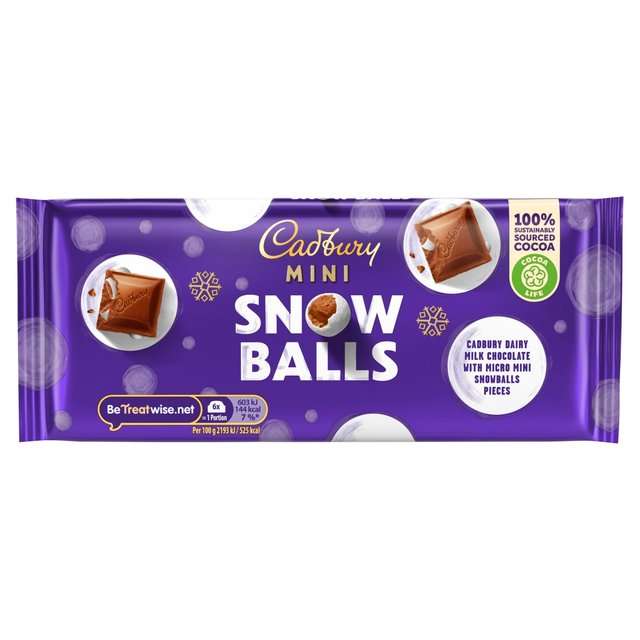 Cadbury Mini Snowballs Bar 110g - 25p in Store @ Morrisons Bedford