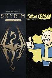 Skyrim Anniversary Edition + Fallout 4 GOTY Bundle (No VPN Required - Hungary MS Store) (Xbox One/Series S/Series X) £7.34 @ Xbox