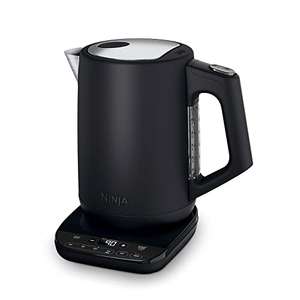 Ninja Perfect Temperature Kettle, 1.7L, LED Display, Easy to Use Kettle with Rapid Boil and Temperature Hold, Matte Black, KT200UK