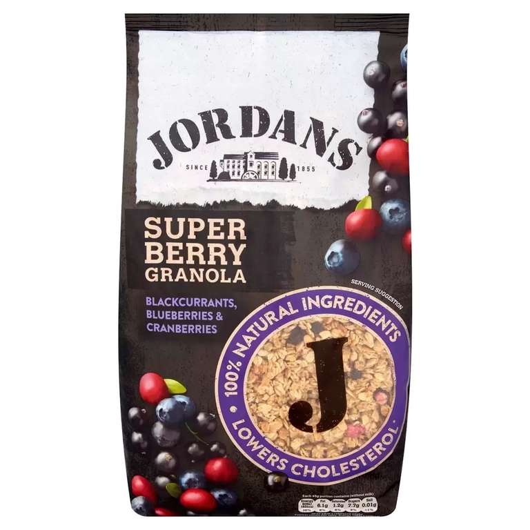 Jordans Super Berry Granola 1.5kg – £6.39 at Costco | hotukdeals