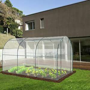 Outsunny Walk In Polytunnel Greenhouse w/ Roll Up Door PVC Cover, 3.5 x 2m - with code - £55.24 @ eBay/Outsunny