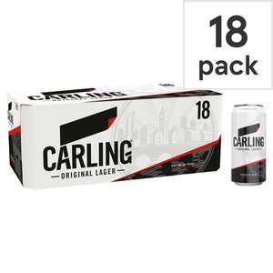 Carling Lager 18X440ml - £11 Clubcard Price @ Tesco