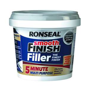 Ronseal Smooth Finish Filler 5 Minute Multi Purpose, 290ml