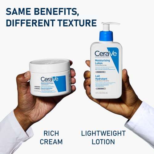 CeraVe Moisturising Cream for Dry to Very Dry Skin 454g - £13.60 (£10.65/£9.29 with £2.27 voucher on 1st Subscribe & Save order) @ Amazon