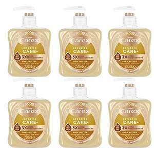 Carex Advanced Care Shea Butter Antibacterial Hand Wash Pack of 6 x 250ml - £6 (£5.70 + 5% Voucher on 1st Subscribe & Save) @ Amazon