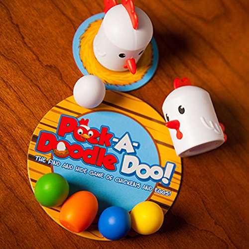 Fat Brain Peek-a-Doodle-doo!, Kids Preschool Toy, Educational Brain Teasers & Puzzles