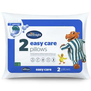 Silentnight Easy Care Medium Firm Pillow Pair - 2 Pack (Free C&C)