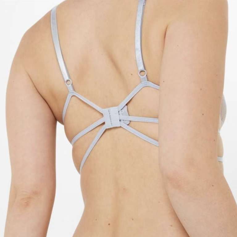 mesh underwired bra