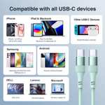 USB C to USB C Charger Cable 100W 2Pack 1.8M USB C Cable Fast Charge Type C Cable sold by HONGHUIXIN SHOP