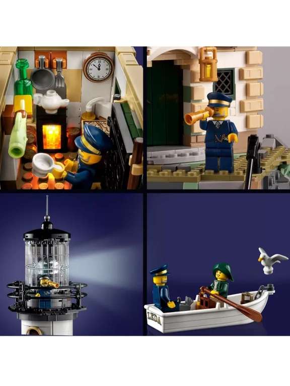 LEGO Icons 10297 Boutique Hotel £159.99 / Ideas 21335 Motorised Lighthouse £207.99