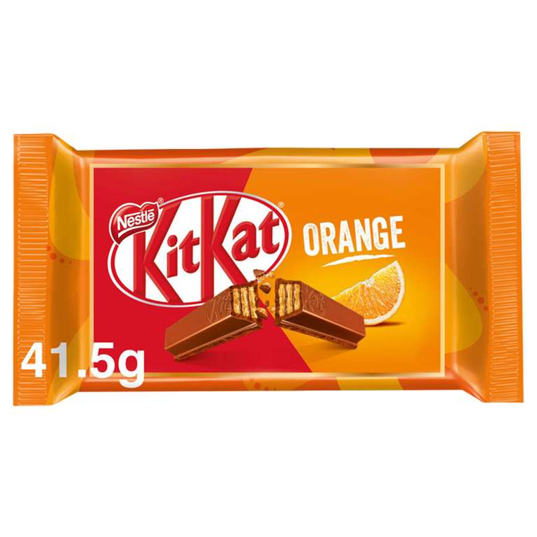 Kit kat orange 4 bars 75p instore @ Asda Isleworth