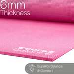 Core Balance Yoga Mat, Thick Foam 6mm, Non Slip, Exercise Fitness Gym, Compact Lightweight - Sold & Dispatched By TII Brands, Devon UK