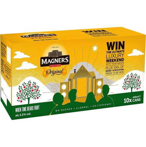Magners Apple Cider 10X440ML Cans - £6 (Clubcard Price) @ Tesco