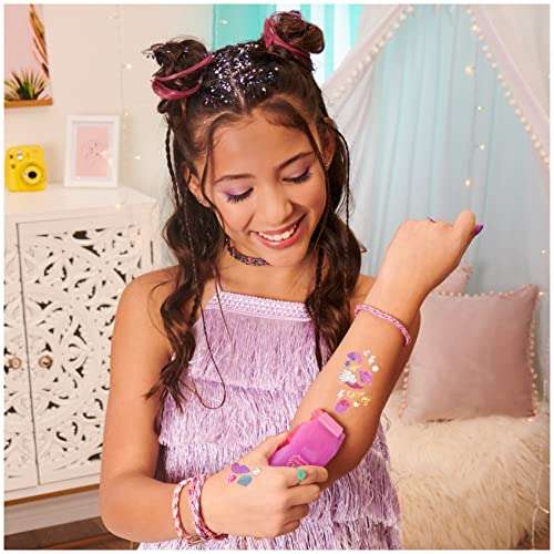 Cool MAKER, Shimmer Me Body Art with Roller, 4 Metallic Foils and 180 Designs, Temporary Tattoo Kids Toys for Ages 8 and Up £10 @ Amazon