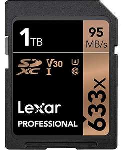 Lexar Professional 633x 1TB SDXC UHS-I Card - £115.77 @ Amazon