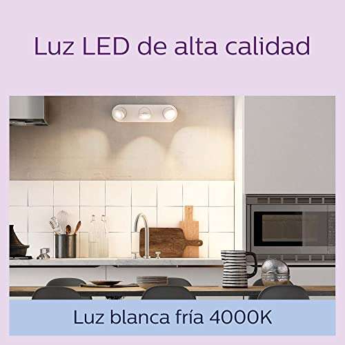 PHILIPS LED Classic Spot Light Bulb 6 Pack [Cool White 4000K - GU10] 50W £10.45 @ Amazon