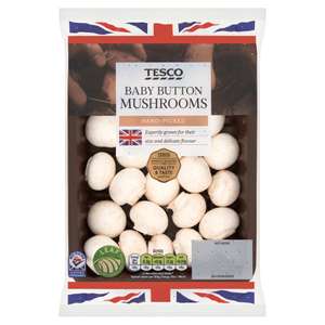 Tesco Baby Button Mushroom x150g - Clubcard Price