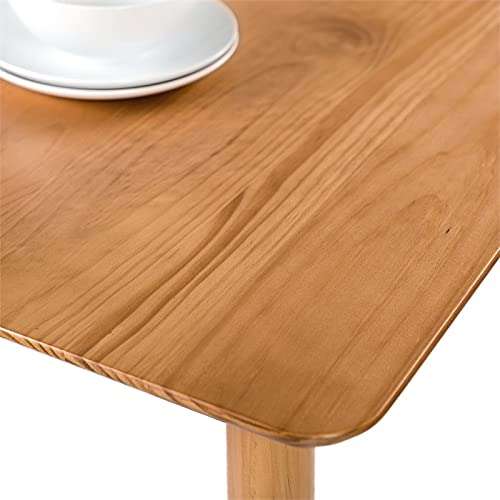 ZINUS Jen 120 cm Dining Table Solid Wood Kitchen Table Easy Assembly, Natural - £48.99 @ Amazon