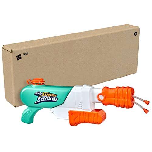 Nerf Super Soaker Hydro Frenzy Water Blaster, Wild 3-In-1 Soaking Fun, Adjustable Nozzle, 2 Water-Launching Tubes £5.80 at Amazon