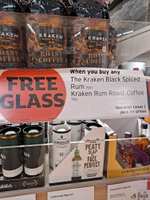 The Kraken Black Spiced Rum 70cl with free glass £21 instore @ Sainsbury's Rugby