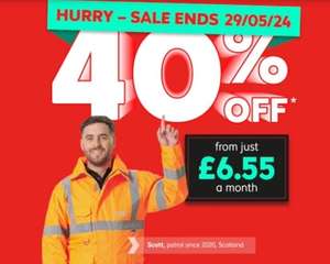 RAC Flash Sale - 40% off Breakdown Cover - Cover From £6.55 Per Month