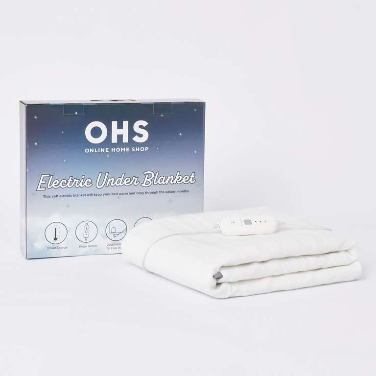 OHS Double Electric Fleece Blanket - £28.95 delivered @ Online Home Shop