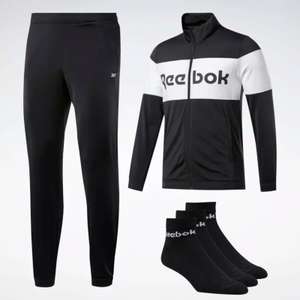 Reebok TS LINEAR TRICOT TS Tracksuit with 3 pairs of socks for £29.70 delivered , using code @ Reebok