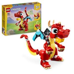 LEGO Creator 3in1 Red Dragon 31145 - 2 For £15