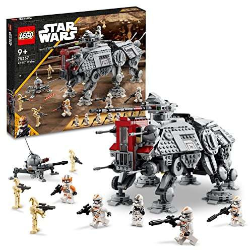 LEGO 75337 Star Wars AT-TE Walker Poseable Toy, Revenge of the Sith Set, Festive Gift for Kids with 3 212th Clone Troopers £91.98 @ Amazon