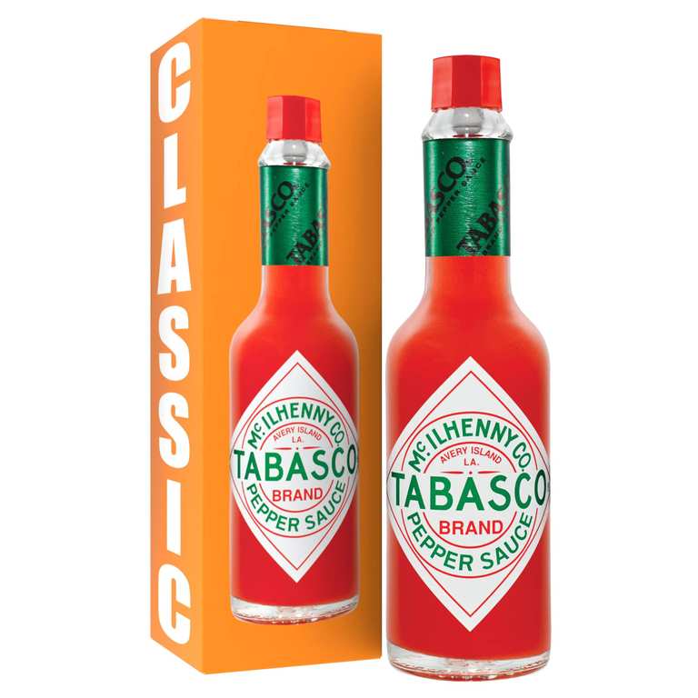 Tabasco Original Red Pepper Hot Sauce 57ml (£1.42 S&S)