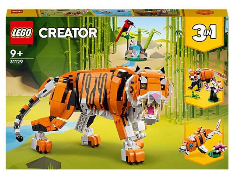Lego Tiger Creator 3-in-1 31129 - Discount At Checkout - Free C&C