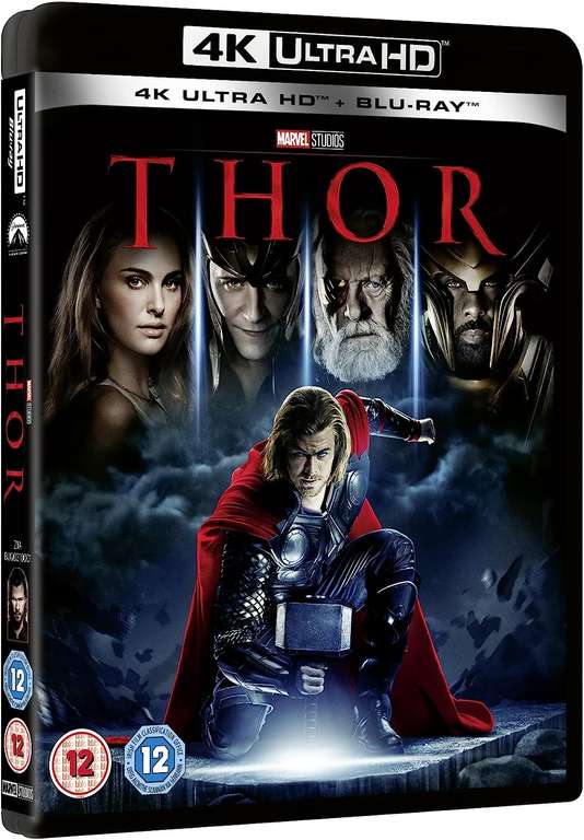 Marvel Studios Thor [Blu-ray + 4K Ultra-HD] [2019] [Region Free] By DVD Overstock's FBA