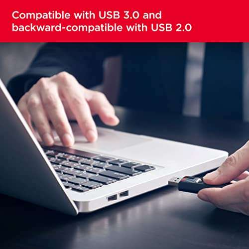 SanDisk 512GB Ultra USB 3.0 Flash Drive, USB 3.0, Speed Up to 130 mb/s