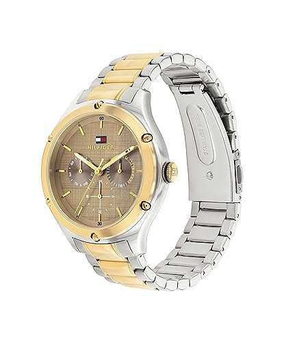 Tommy Hilfiger Analogue Multifunction Quartz Watch for Women with Stainless Steel Bracelet