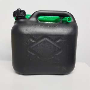 CAR-BORN Plastic 5 Litre Black Fuel Can - FREE Click & Collect