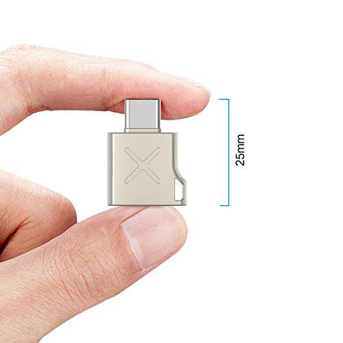 Techrise Zinc Body USB C to USB 3.0 Adapter, 3Pack - £2.99 Dispatches from Amazon Sold by TECKNET