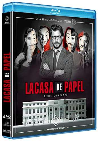 Money Heist / La casa de papel - Part 1 & 2 (Blu-ray) - Spanish cover, Spanish audio (English Subtitled)