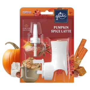 Glade Pumpkin Spice Latte Plug In Holder & Refill Electric Scented Oil 20ml £1.25 instore @ Sainsbury's Merton