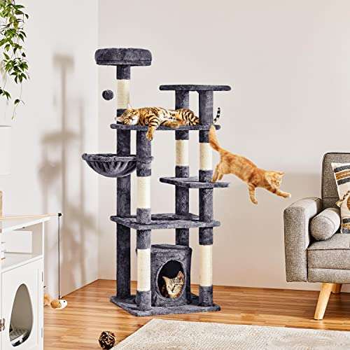 Multi-level Cat Tower w/voucher sold and FB Yaheetech