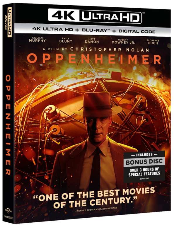 Oppenheimer - 4K Ultra-HD + Blu-Ray (Pre-order)