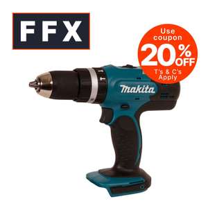 Makita DHP453Z 18v LXT Combi Drill Bare Unit - New - Sold by FFX Group Ltd