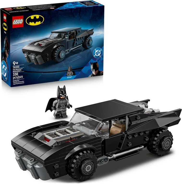 LEGO DC The Batman Batmobile Car Toy for Kids 76332 + Free C&C