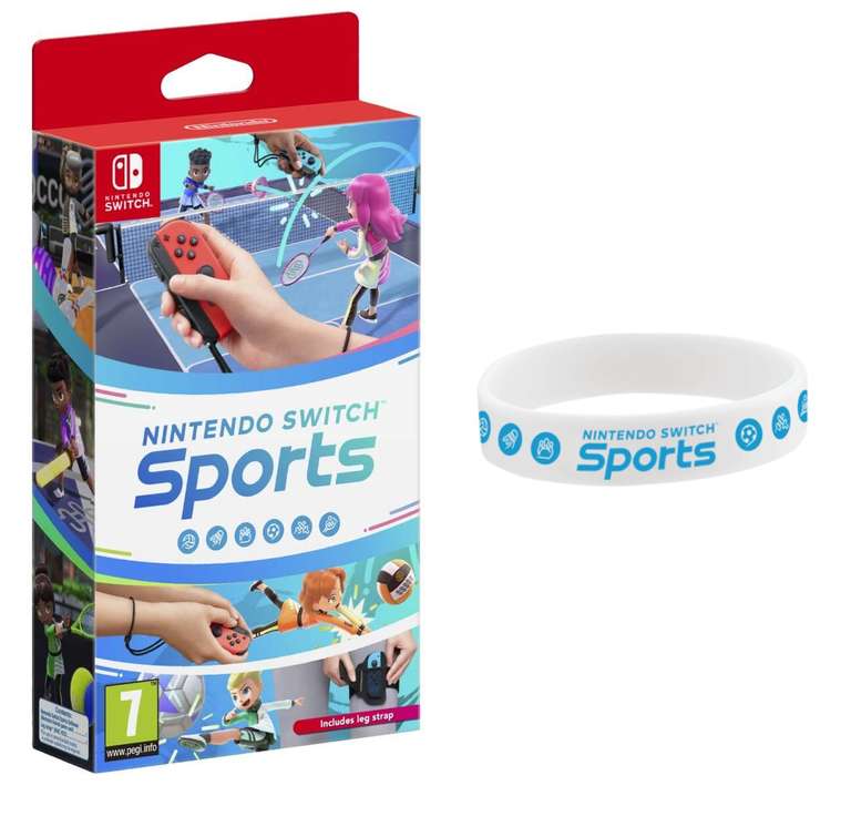 (Nintendo Switch) Sports & Wrist Band Bundle - £30.59 Using Code - free delivery via App / Free Collection @ Curry's