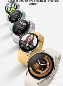 Samsung Galaxy Watch 6 40mm + Get Up To £100 Off With Smartwatch Trade In